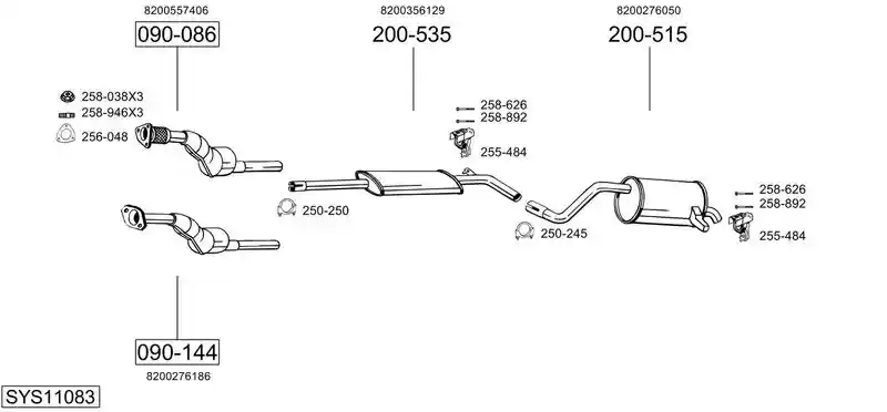 BOSAL SYS11083