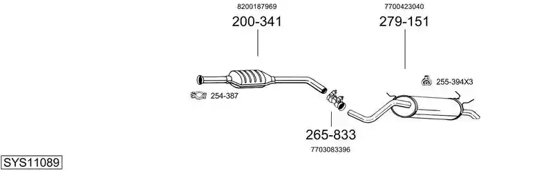BOSAL SYS11089