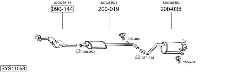 BOSAL SYS11098