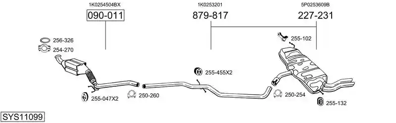 BOSAL SYS11099