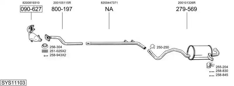 BOSAL SYS11103