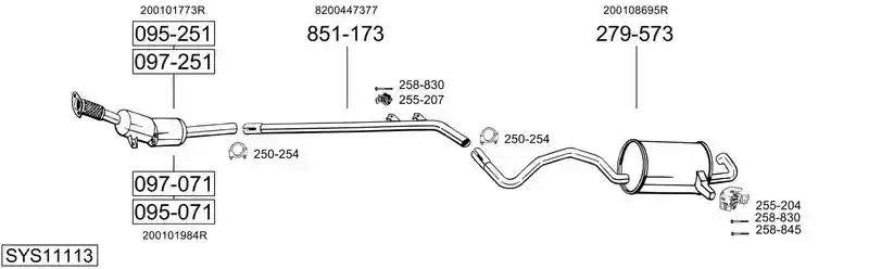 BOSAL SYS11113