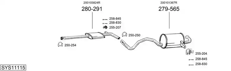 BOSAL SYS11115