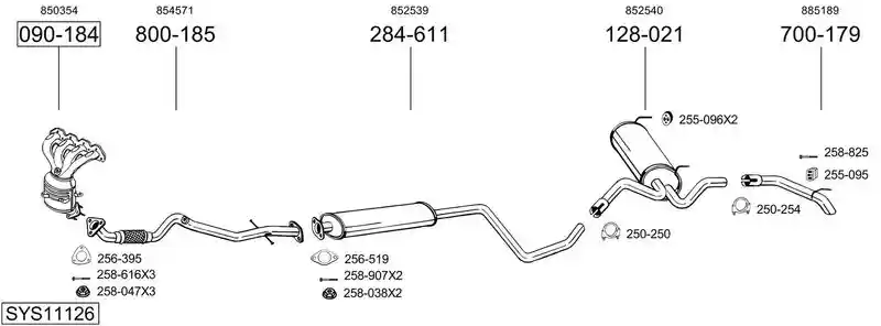 BOSAL SYS11126