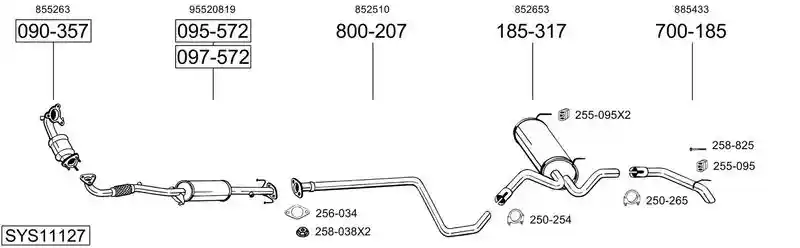 BOSAL SYS11127