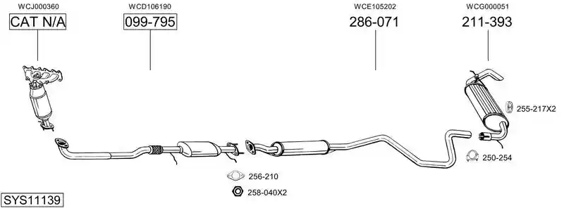 BOSAL SYS11139