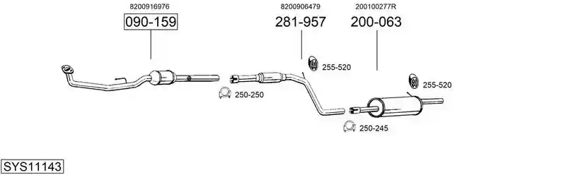 BOSAL SYS11143