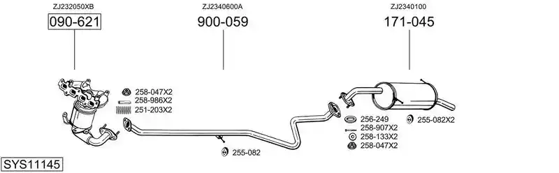 BOSAL SYS11145