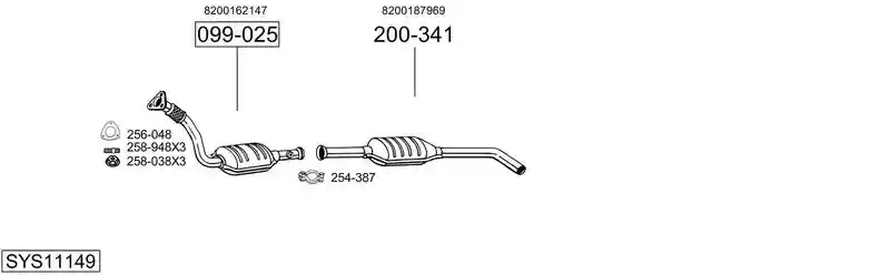 BOSAL SYS11149