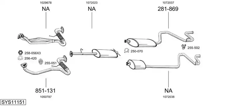 BOSAL SYS11151