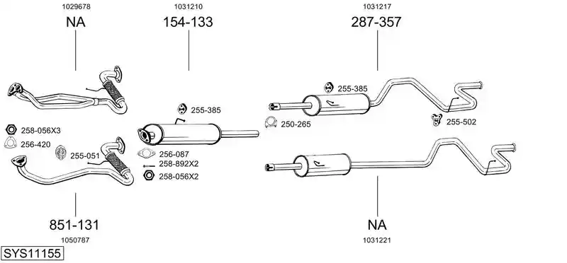 BOSAL SYS11155