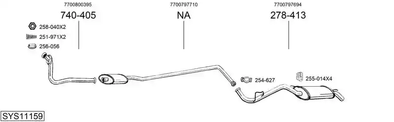 BOSAL SYS11159