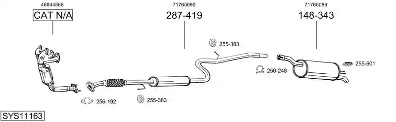 BOSAL SYS11163