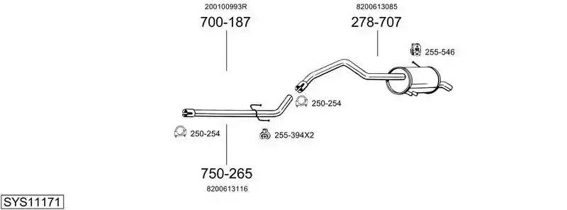 BOSAL SYS11171