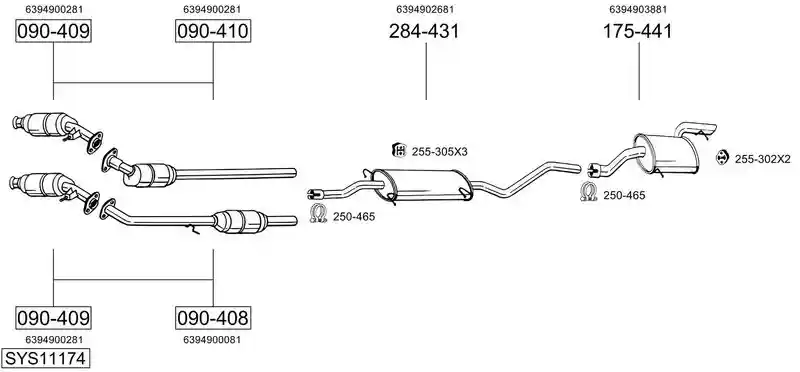 BOSAL SYS11174