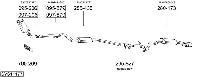 BOSAL SYS11177