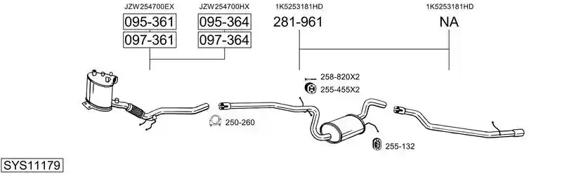 BOSAL SYS11179