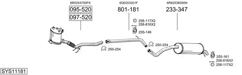 BOSAL SYS11181