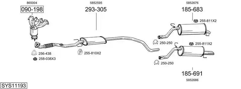 BOSAL SYS11193