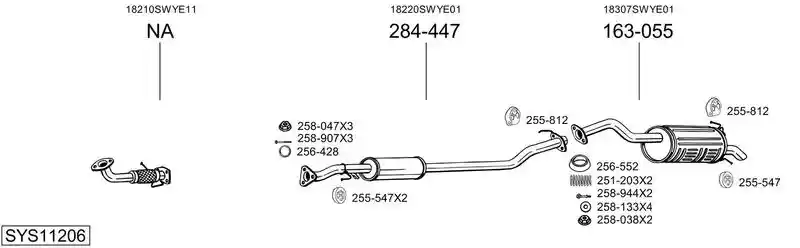 BOSAL SYS11206