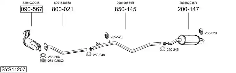 BOSAL SYS11207