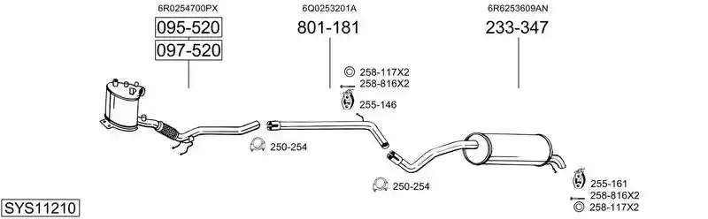 BOSAL SYS11210