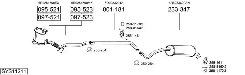 BOSAL SYS11211