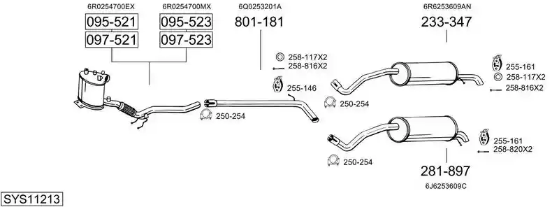 BOSAL SYS11213