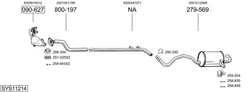 BOSAL SYS11214
