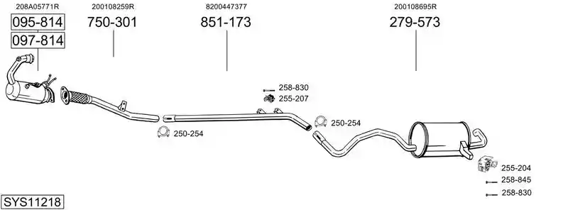 BOSAL SYS11218