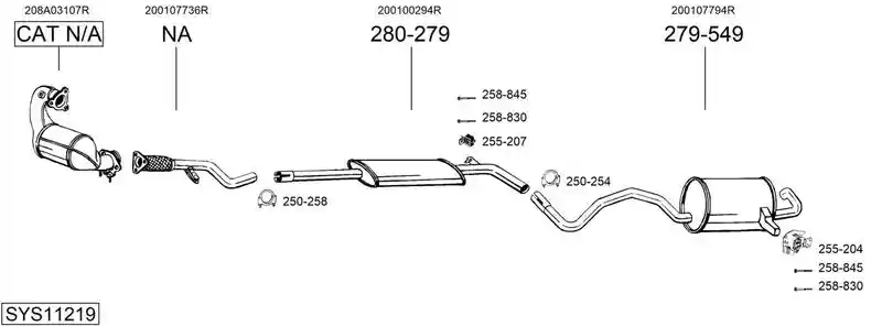 BOSAL SYS11219