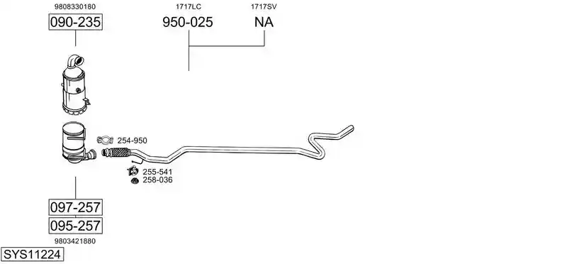 BOSAL SYS11224