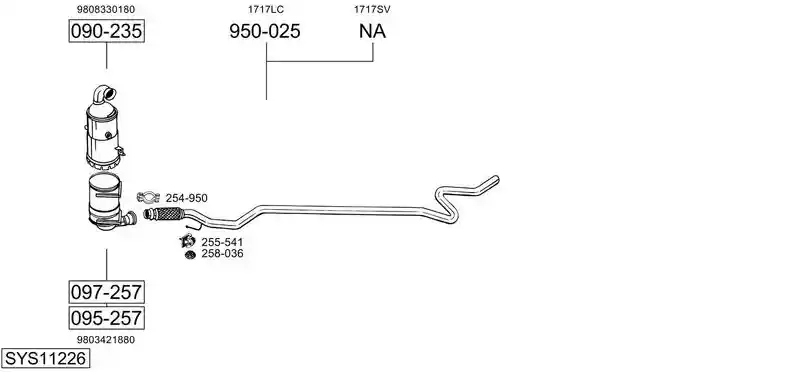 BOSAL SYS11226
