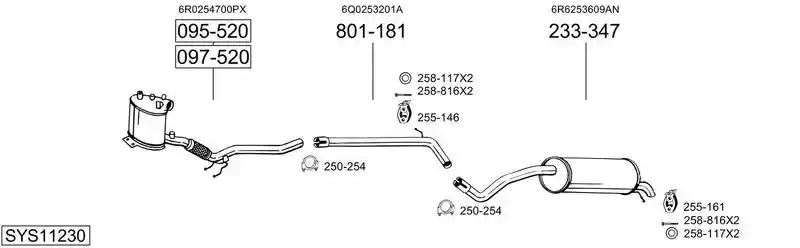 BOSAL SYS11230