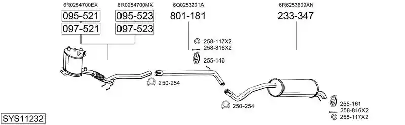BOSAL SYS11232
