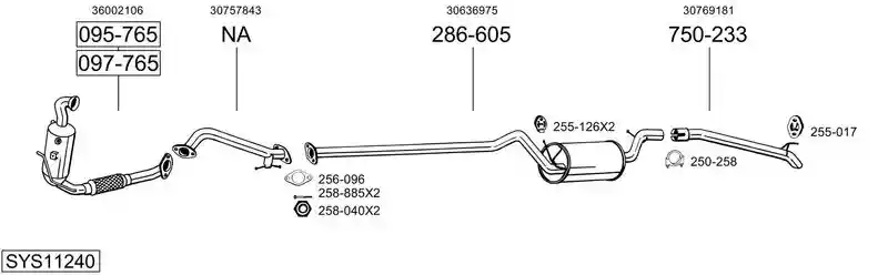 BOSAL SYS11240