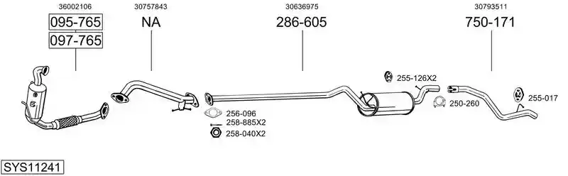 BOSAL SYS11241