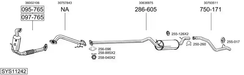 BOSAL SYS11242