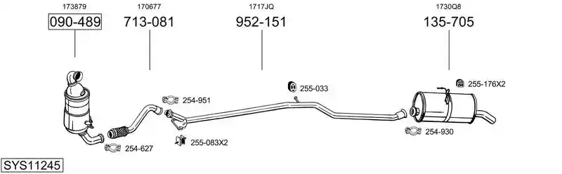 BOSAL SYS11245