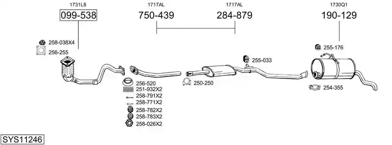BOSAL SYS11246