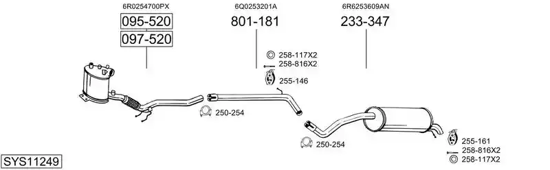 BOSAL SYS11249