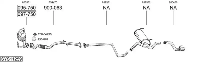 BOSAL SYS11259