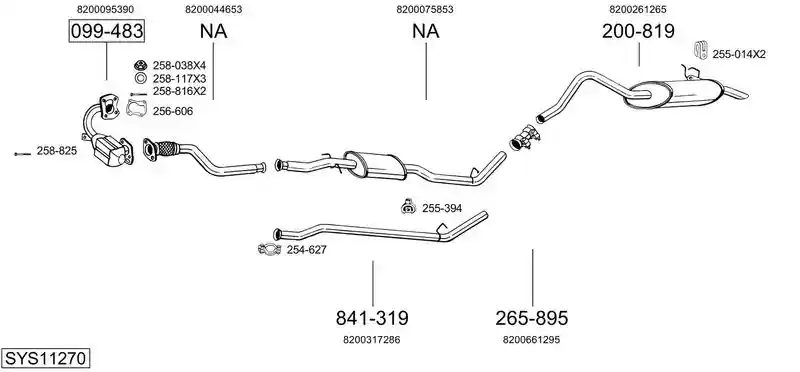 BOSAL SYS11270