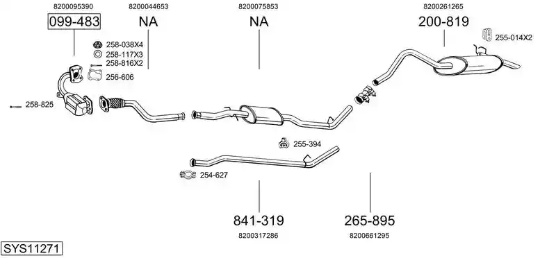 BOSAL SYS11271