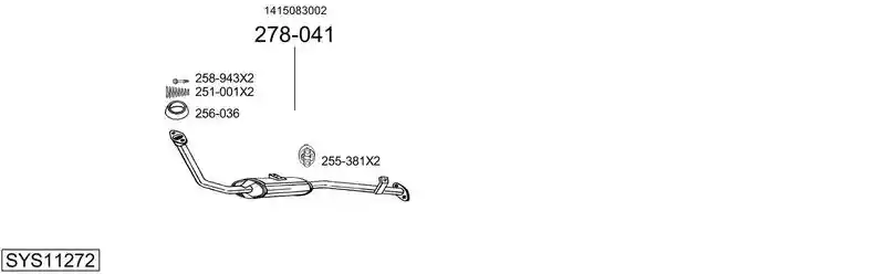 BOSAL SYS11272