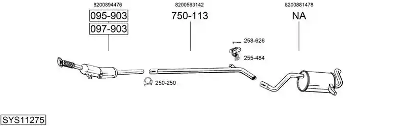 BOSAL SYS11275