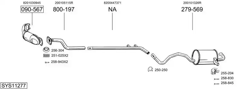 BOSAL SYS11277