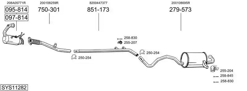 BOSAL SYS11282