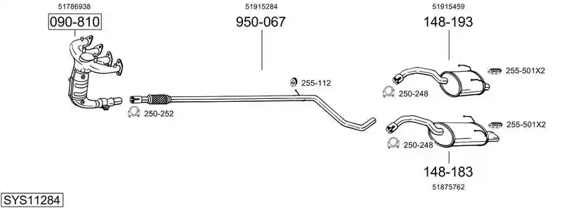 BOSAL SYS11284