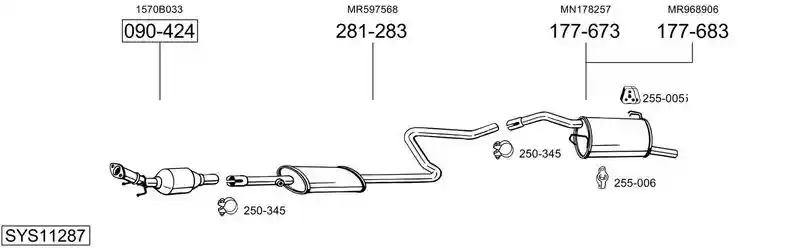 BOSAL SYS11287